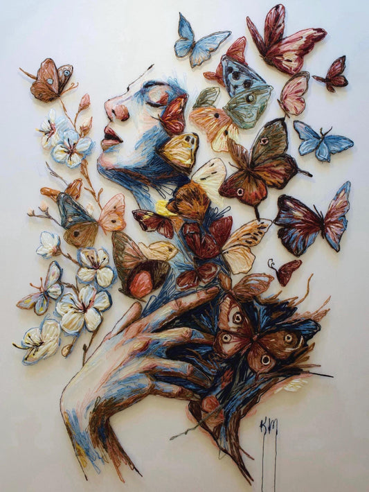 Portrait study «Whispers of Metamorphosis»