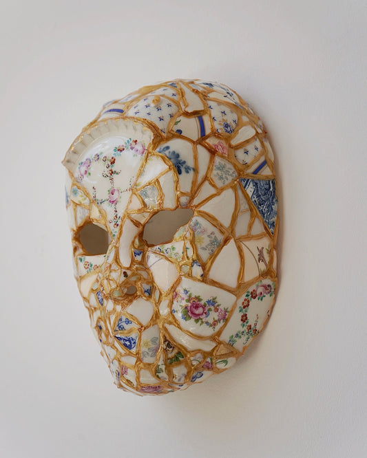 Whispers of Time: Mosaic Mask