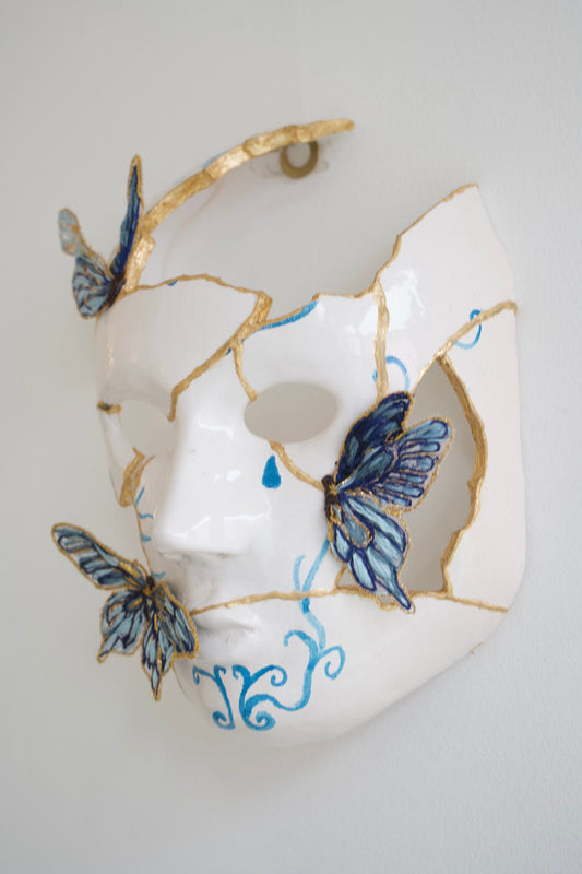 Whispers of Time: Butterfly Mask I