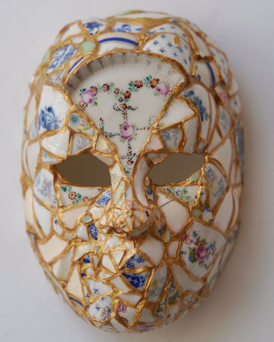 Whispers of Time: Mosaic Mask