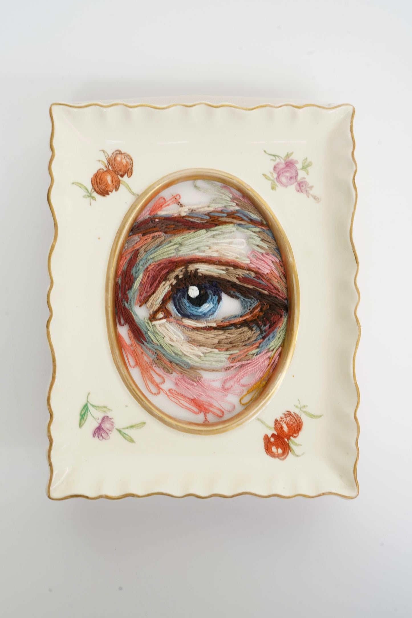 Vintage Porcelain Frame I “Broken History ” Collection IV