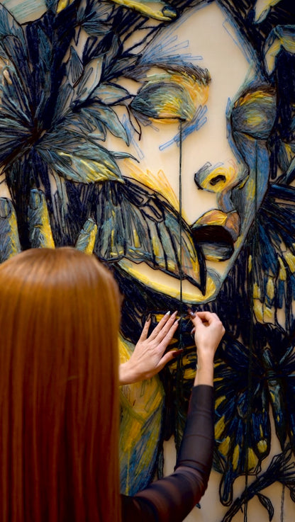 Portrait study “Symbiosis. The Upside Down”