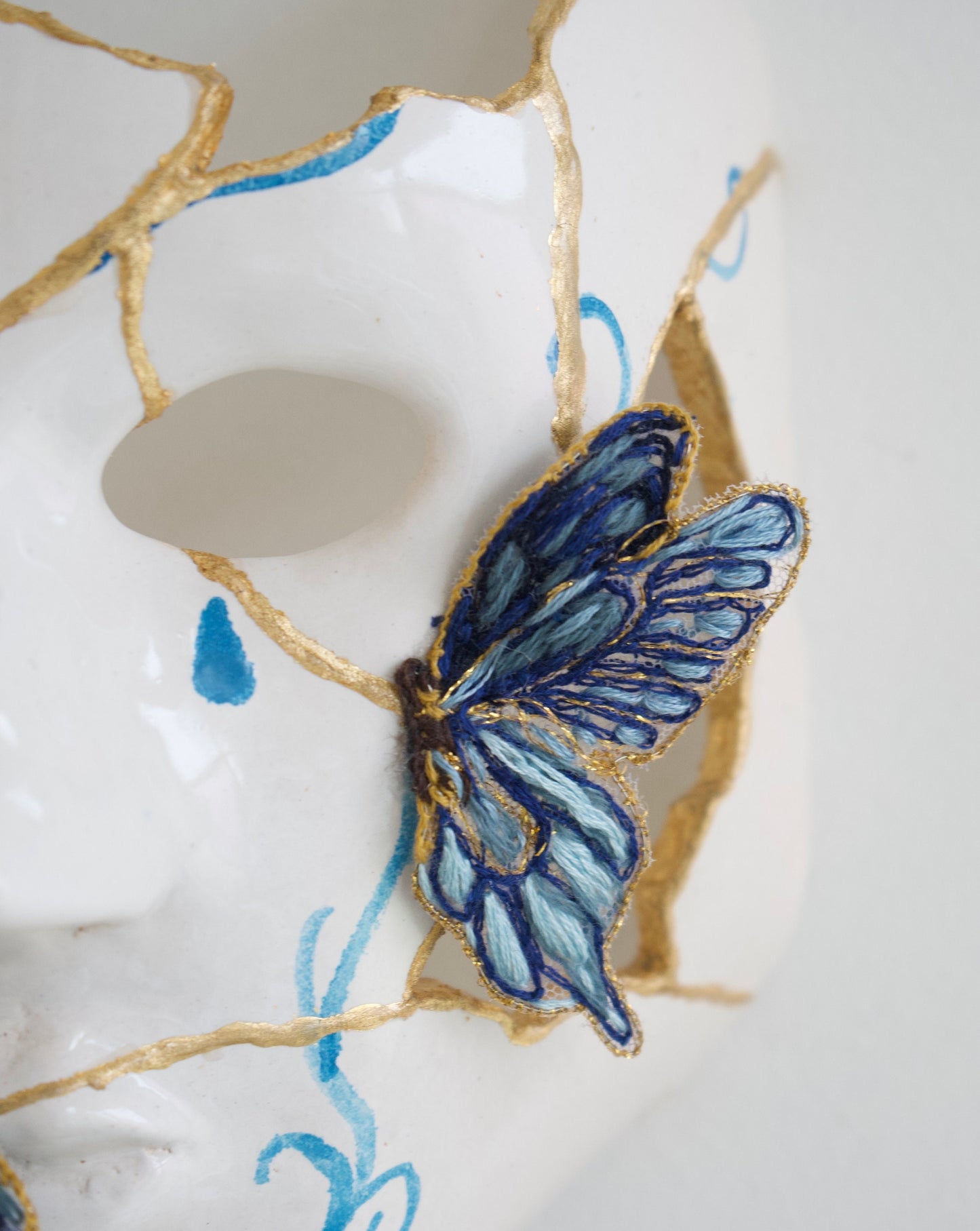 Whispers of Time: Butterfly Mask I