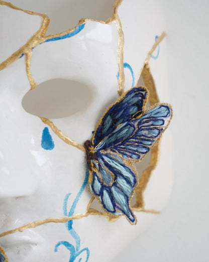 Whispers of Time: Butterfly Mask I