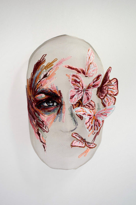 Whispers of Time: Butterfly Mask V