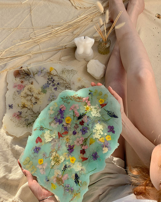 PRE-ORDER: Flowering Crystal. Turquoise
