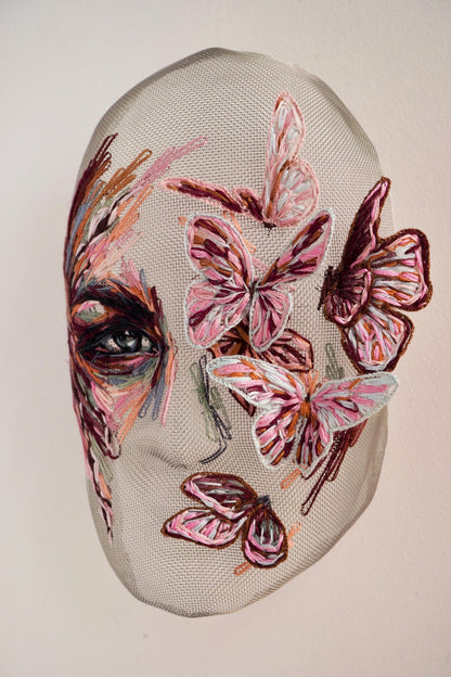 Whispers of Time: Butterfly Mask V