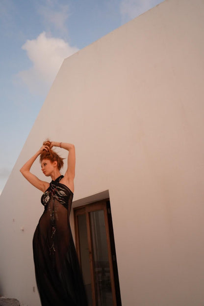 Hand embroidered “Eye” dress