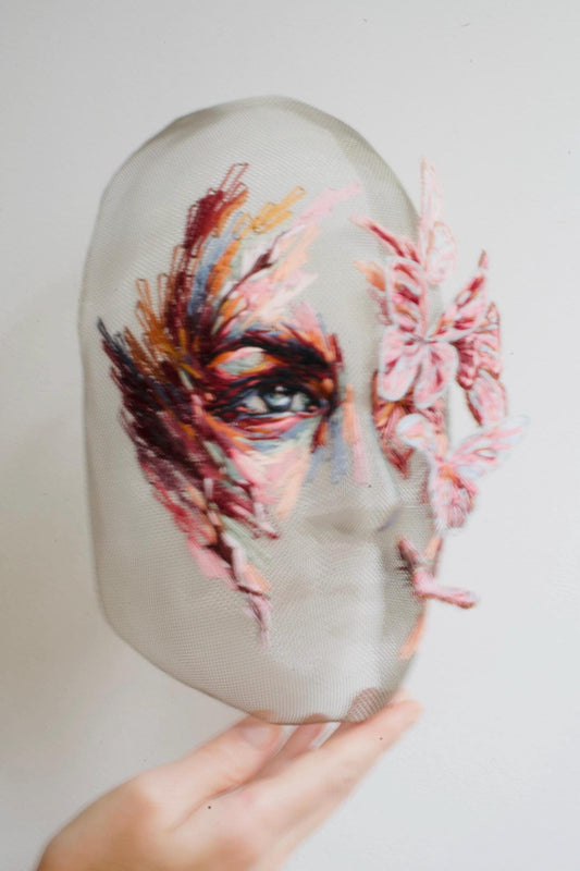 Whispers of Time: Butterfly Mask V