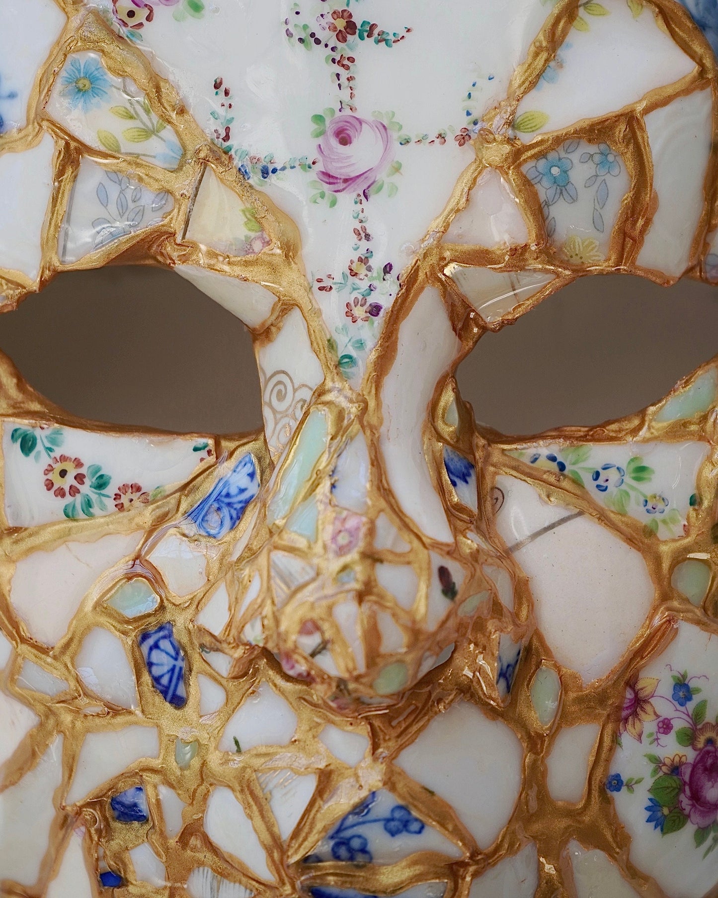 Whispers of Time: Mosaic Mask