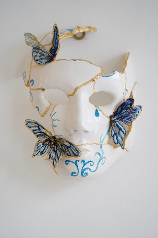Whispers of Time: Butterfly Mask I