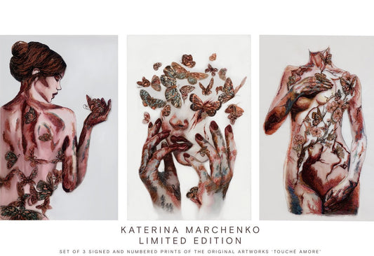 Set of 3 prints "Touché Amore"